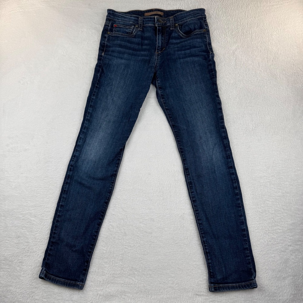 Joe's Jeans Lola Skinny Ankle Jeans Womens 29 Dark Blue Stretch
